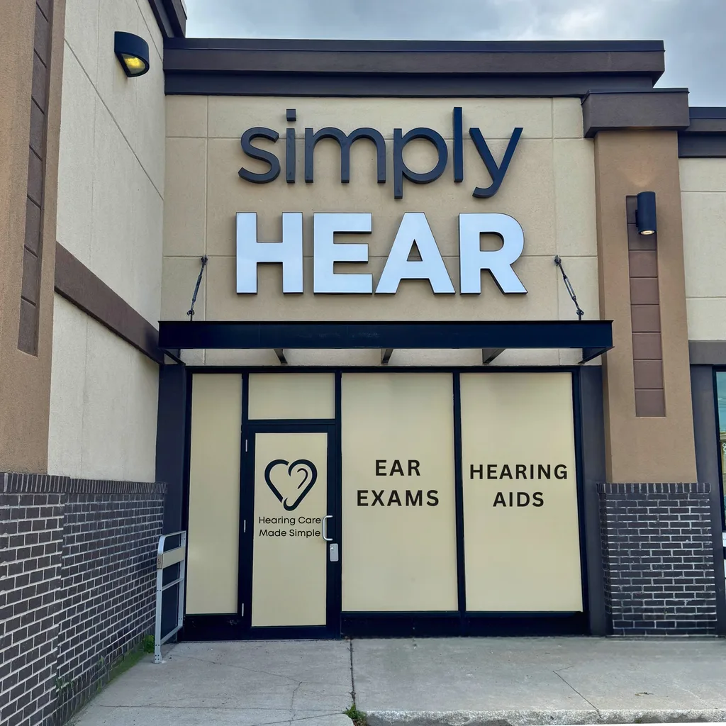 The simplyHEAR storefront at 980 St Anne's Rd